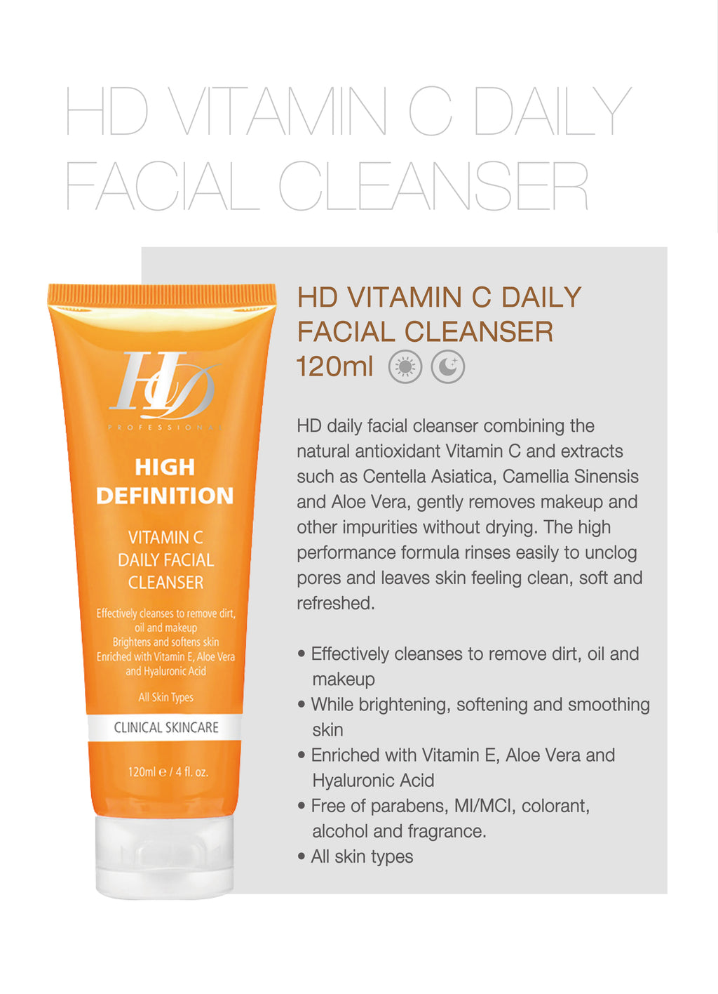 HD VITAMIN C DAILY FACIAL CLEANSER