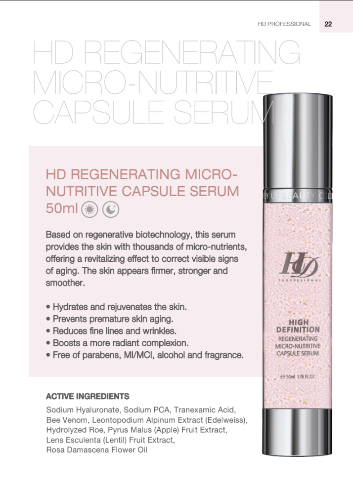 HD REGENERATING MICRO-NUTRITIVE CAPSULE SERUM