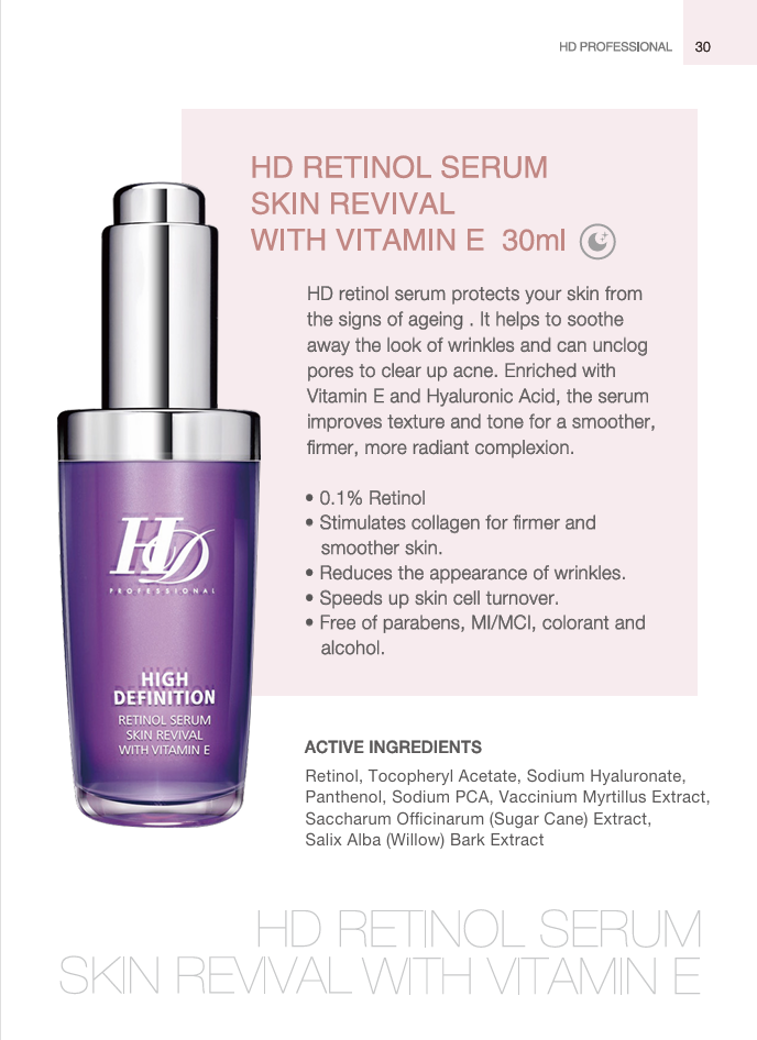 HD RETINOL SERUM SKIN REVIVAL WITH VITAMIN E